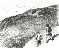 Scouring the Uffington White Horse in 1800's