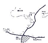Map showing the Location of the Alton Barnes Horse