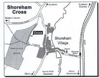 Location Map of the Shoreham Cross
