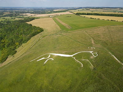 Hillfigures from the Air