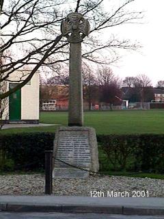 The War memorial close up